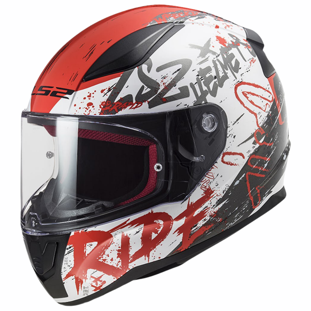 CAPACETE LS2 FF358 CLASSIC TRIBAL Verde E Rosa JR Speed Racing