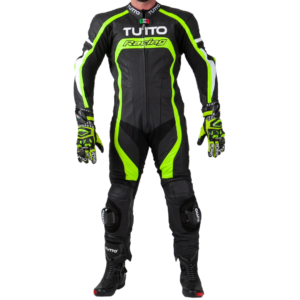 MACACÃO TUTTO RACING V2 PEÇA ÚNICA - Preto e Amarelo Flúor