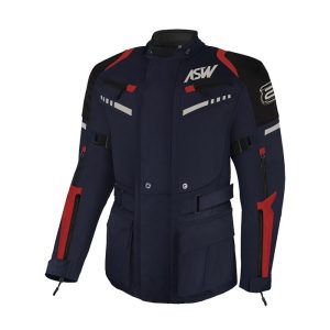 JAQUETA CORDURA ASW TSUNAMI - Azul e Vermelha