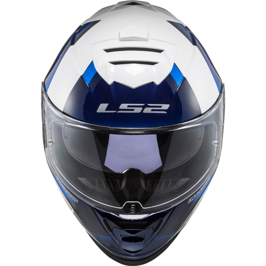 CAPACETE LS2 FF800 STORM JOHN MCPHEE – Azul e Branco – JR Speed Racing