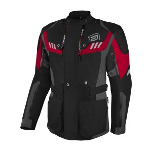 JAQUETA CORDURA ASW PANGEA - Preta Vermelha e Cinza