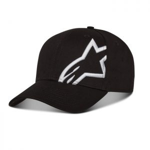 BONÉ ALPINESTARS CORP SNAP 2 - Preto e Branco