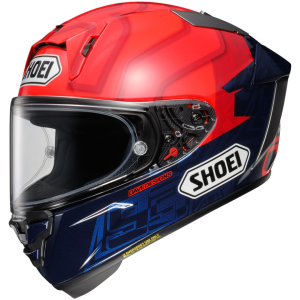 CAPACETE SHOEI X-SPR PRO MÁRQUEZ7 TC-1 - Vermelho e Azul