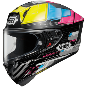 CAPACETE SHOEI X-SPR PRO PROXY TC-1 - Preto Amarelo e Rosa