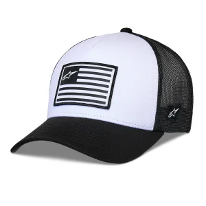 BONÉ ALPINESTARS FLAG SNAPBACK - Branco e Preto
