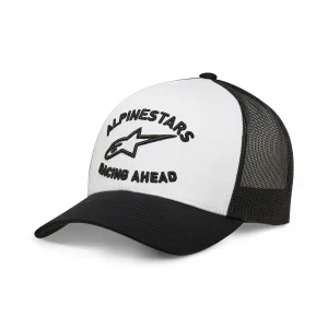 BONÉ ALPINESTARS TRIPLE TRUCKER - Branco e Preto