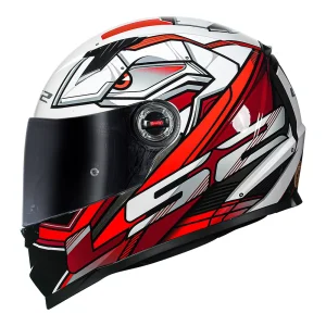 CAPACETE LS2 FF358 CLASSIC XDRON - Preto e Vermelho