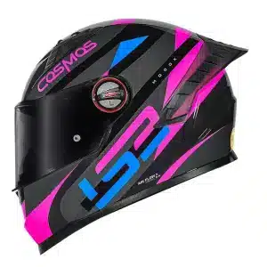 CAPACETE LS2 FF358 PRO MODOK - Preto e Rosa
