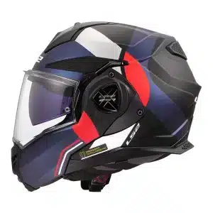 CAPACETE LS2 ADVANT X ULTRA MATTE - Azul Preto e Vermelho