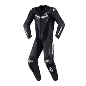 MACACÃO ALPINESTARS GP FORCE V2 1PÇ RACING - Preto e Branco